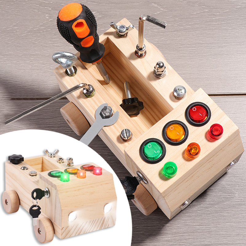 Board Game For 6 Years Old - Planche en bois Montessori, jouets sensoriels,