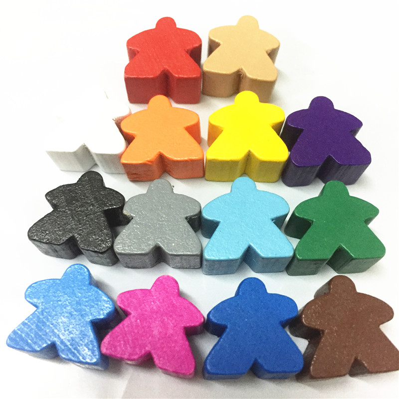 Board Game Root - Pions de Meeple Humanoïde en Bois,