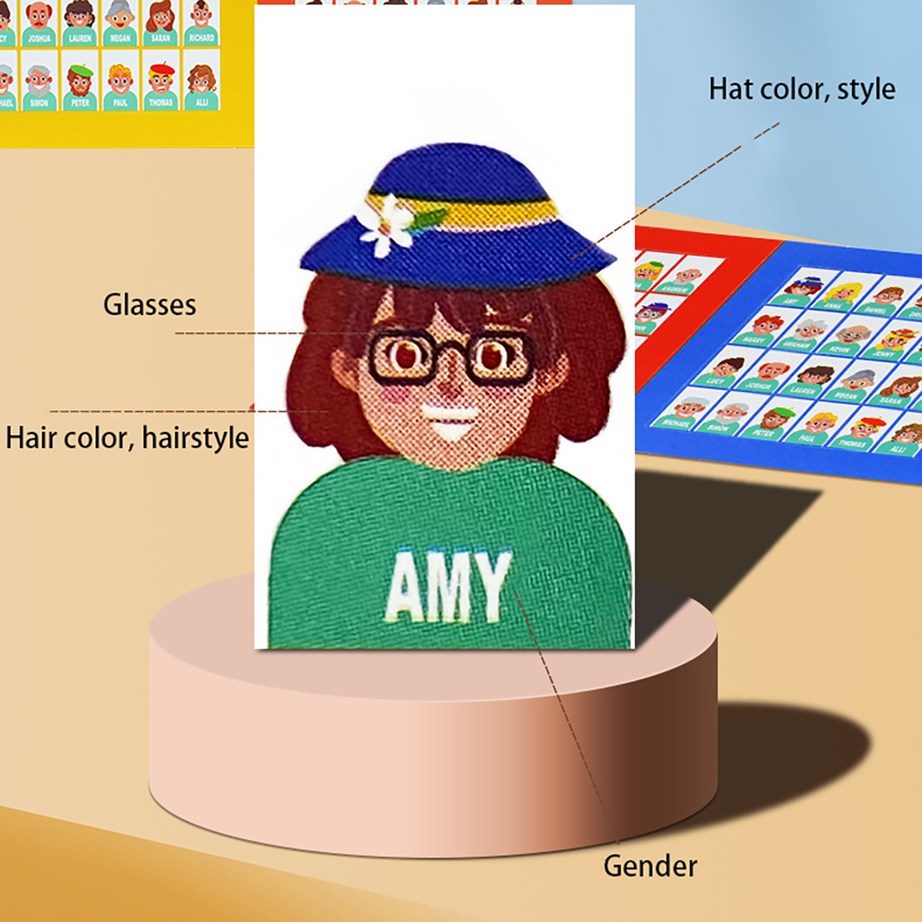 Jeu de société de devinettes W - Board Game For 6 Years Old avis et prix