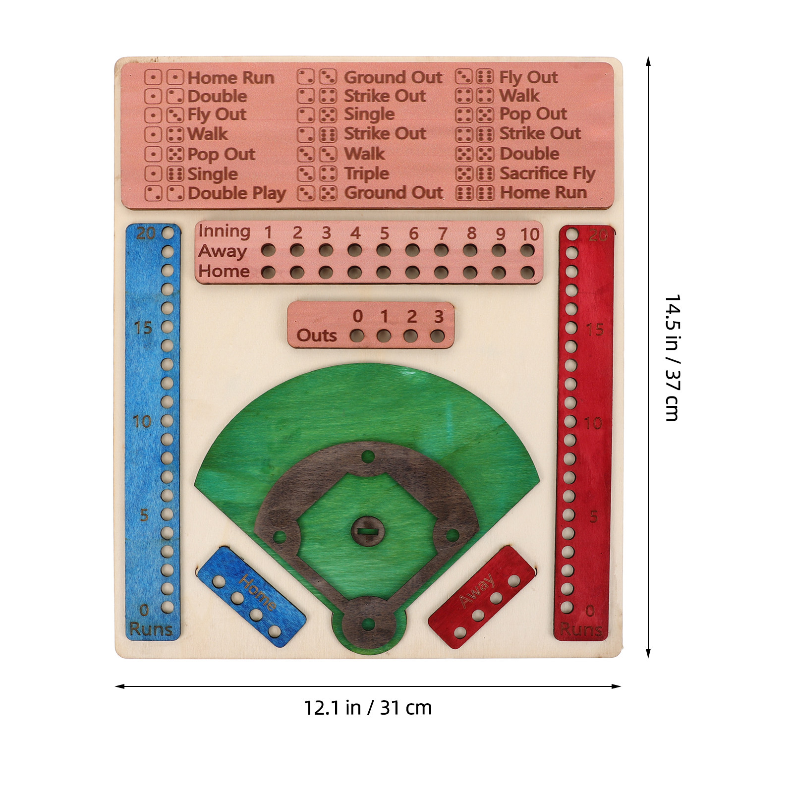 Jeu de baseball en bois amusan - Board Game Festival avis et prix