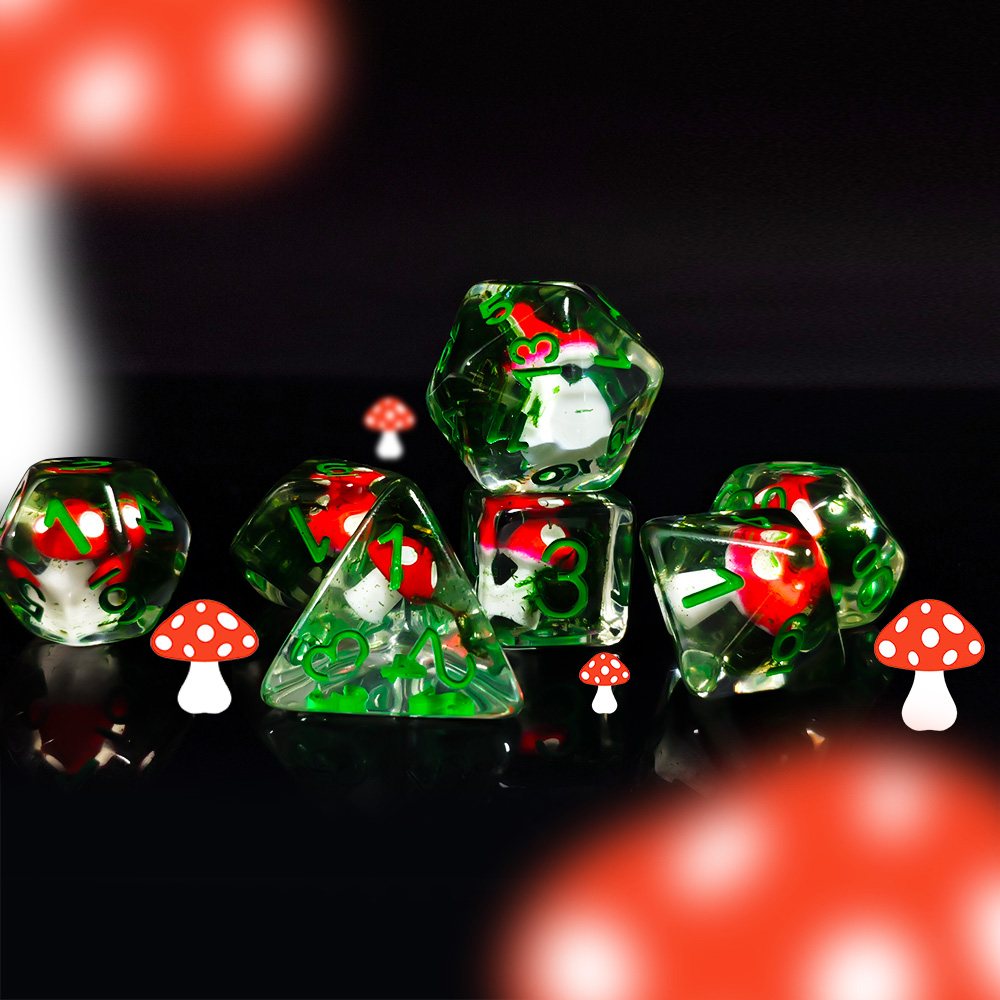7 pièces/ensemble dés mdn rési - Dice Set Polyhedral avis et prix
