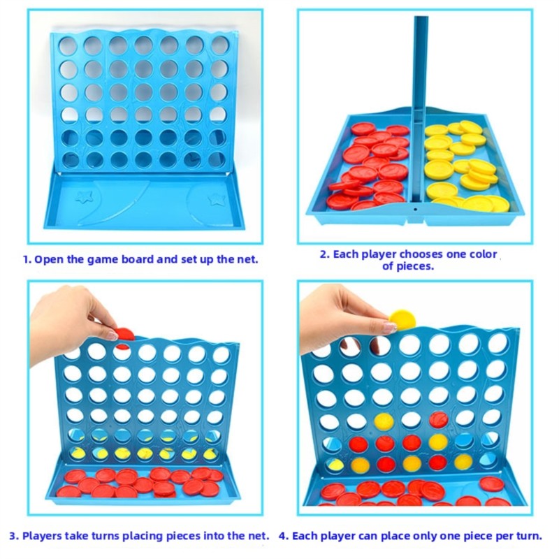 Jeu de société 3D quatre à la  - Board Game For 6 Years Old avis et prix