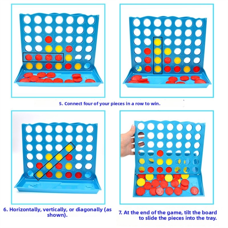 Jeu de société 3D quatre à la  - Board Game For 6 Years Old avis et prix