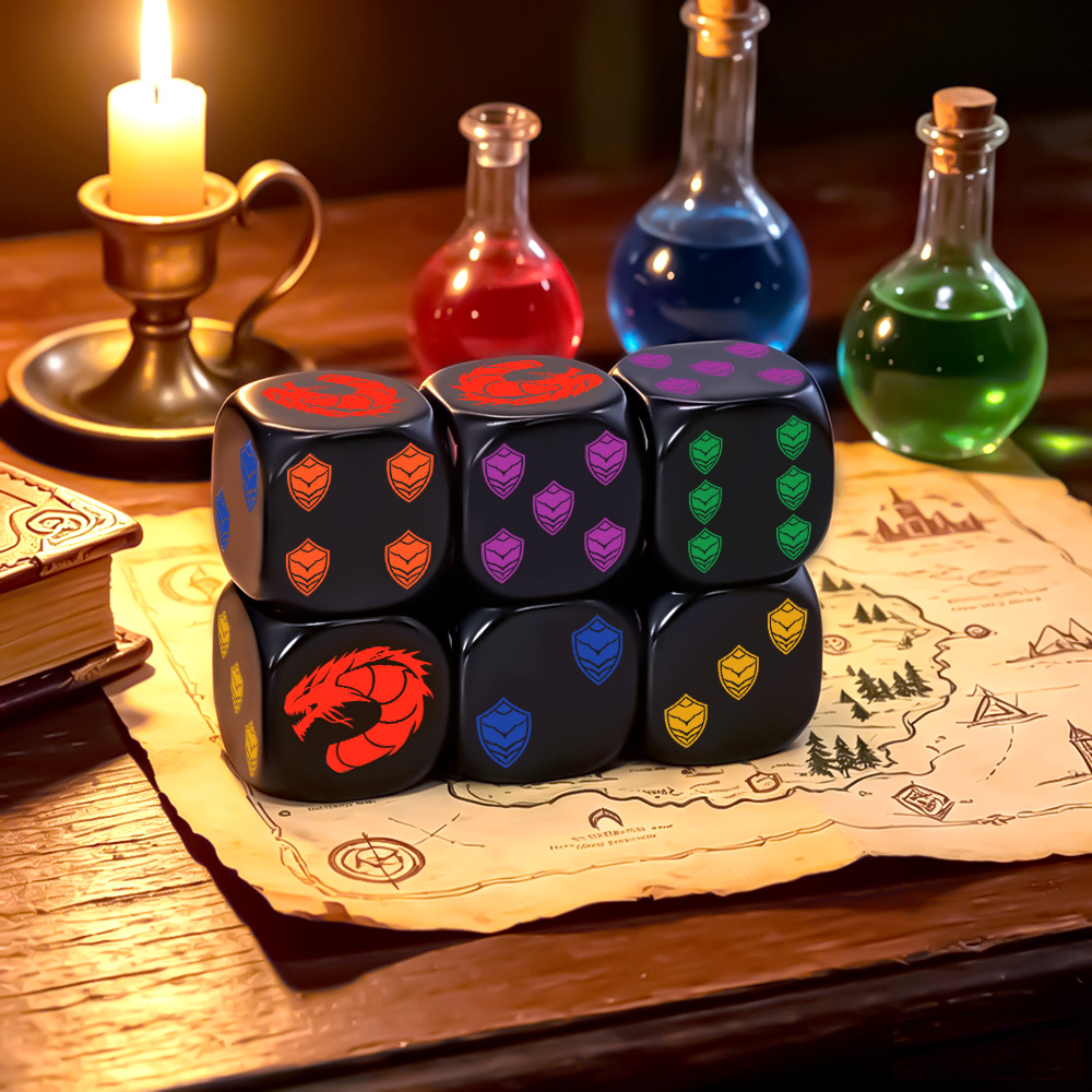 Jeu de dés polyédriques D6 Dra - Dice Set Polyhedral avis et prix