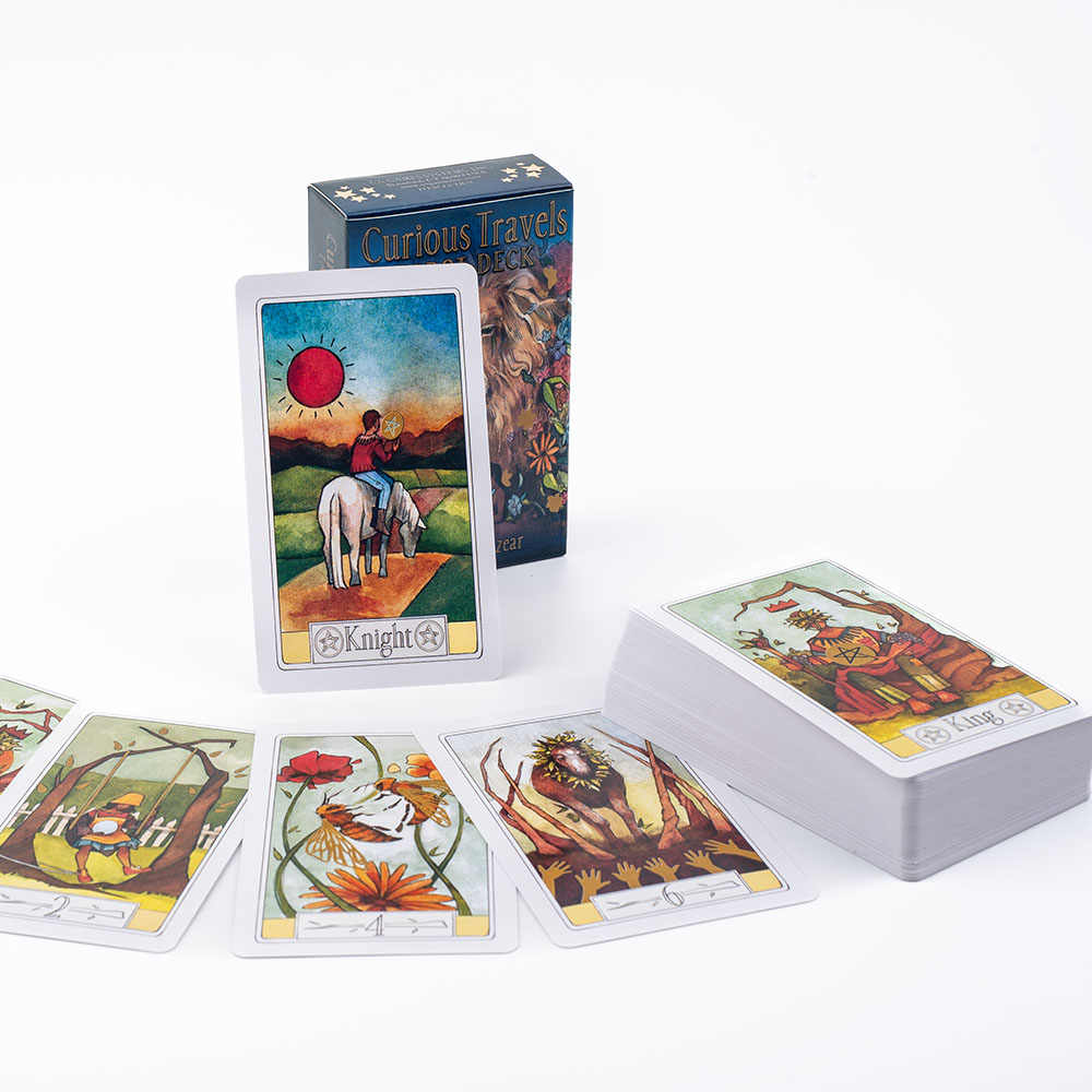 Tarot de voyage curieux, 10.3x - Board Game Illustrator avis et prix