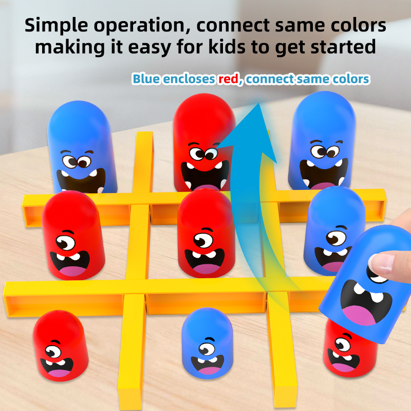 Jeu de société Tic-Tac-Toe ave - Board Game For 6 Years Old avis et prix